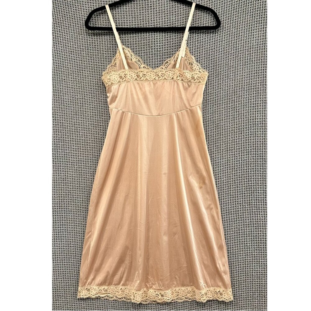 ✨ NWT Vintage Vassarette "Underneath-It-All" Lace Slip ✨ 32F / 32DDD / S - Picture 12 of 14